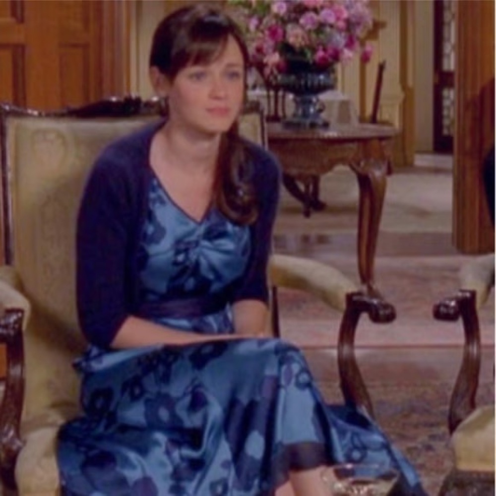 Marc By Marc Jacobs Blue Floral Midi Dress